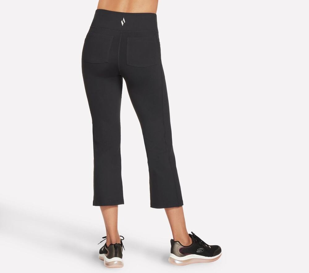 NWT Skechers Balck The Go Walk Lite Cropped Stretch Pants Women's Size 2XL